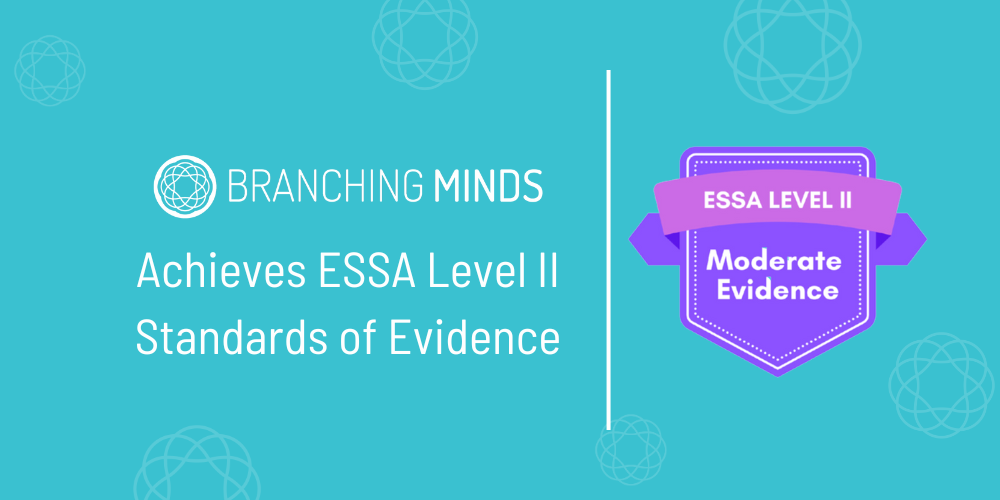 Branching Minds Achieves ESSA Level II Standards of Evidence with Proven Improvements in Math and Reading Scores Image